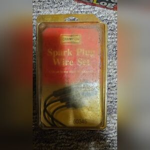 Champion Spark Plug Wire Set, Manufacturer Part No. 60345, New In Package Auto